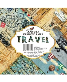 Decorer Travel 8x8 Inch Paper Pack (DECOR-B34-432)