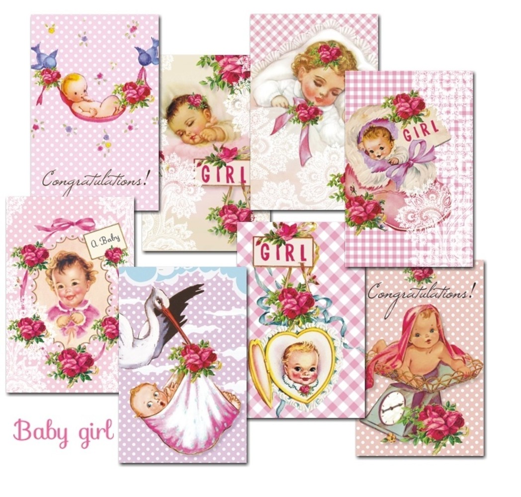Decorer Baby Girl Paper Pack (7x10,8cm) (M87) Decorer Baby Girl Paper Pack (7x10,8cm) (M87)