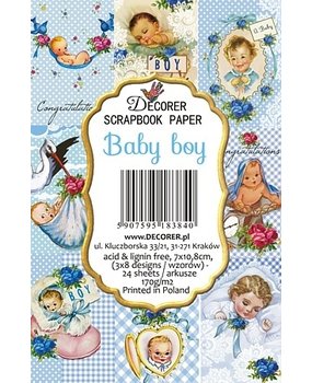Decorer Baby Boy Paper Pack (7x10,8cm) (M88) Decorer Baby Boy Paper Pack (7x10,8cm) (M88)
