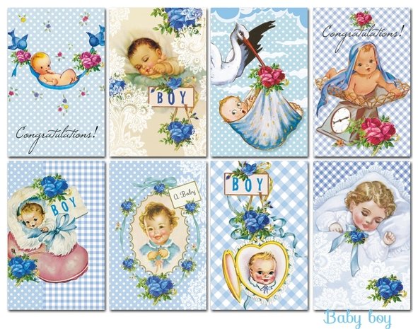 Decorer Baby Boy Paper Pack (7x10,8cm) (M88) Decorer Baby Boy Paper Pack (7x10,8cm) (M88)