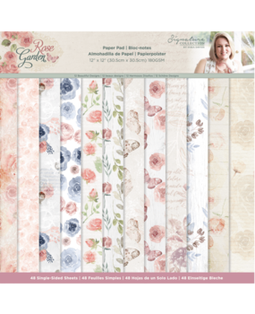 Crafter's Companion Rose Garden 12x12 Inch Paper Pad (S-RGA-PAD12) Crafter's Companion Rose Garden 12x12 Inch Paper Pad (S-RGA-PAD12)