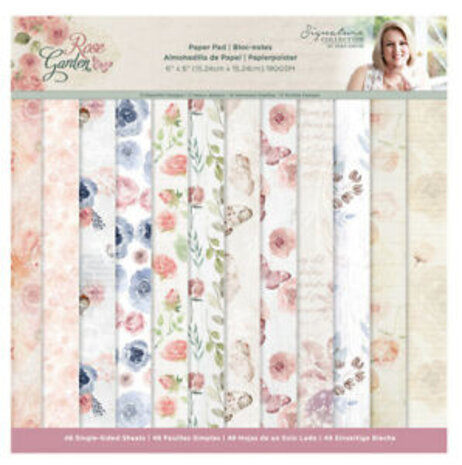 Crafter's Companion Rose Garden 6x6 Inch Paper Pad (S-RGA-PAD6)