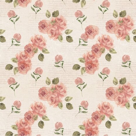 Crafter's Companion Rose Garden 6x6 Inch Vellum Pad (S-RGA-VELPAD6)