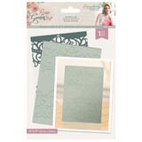 Crafter's Companion Rose Garden Grande Lace 5x7 Inch Embossing Folder (S-RGA-EF5-GL)