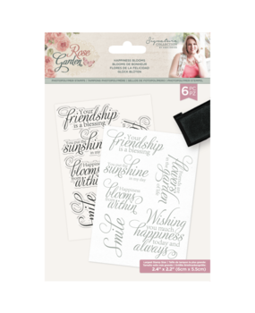 Crafter's Companion Rose Garden Happiness Blooms A6 Clear Stamp (S-RGA-STP-HAPB) Crafter's Companion Rose Garden Happiness Blooms A6 Clear Stamp (S-RGA-STP-HAPB)