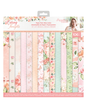 Crafter's Companion Caring Thoughts 12x12 Inch Paper Pad (S-CT-PAD12) Crafter's Companion Caring Thoughts 12x12 Inch Paper Pad (S-CT-PAD12)