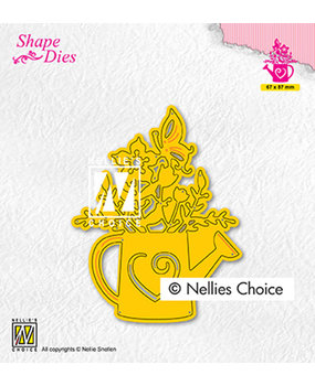 Nellie Snellen Snijmal Wateringcan with Flowers (SD197)*