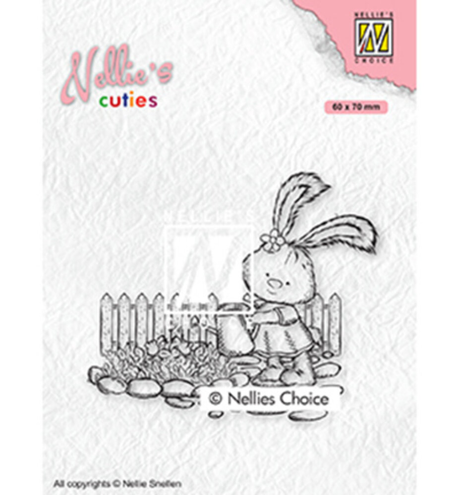 Nellie Snellen Clear Stamp Lena Gardening (NCCS001)
