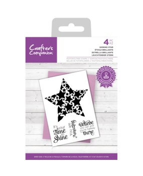 Crafter's Companion Shining Star Clear Stamps (CC-STP-SHSTAR) Crafter's Companion Shining Star Clear Stamps (CC-STP-SHSTAR)
