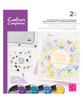 Crafter's Companion Butterfly Wishes Rotating Clear Stamps (CC-STP-BUTWIS) Crafter's Companion Butterfly Wishes Rotating Clear Stamps (CC-STP-BUTWIS)