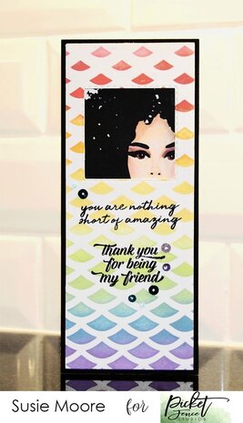 Picket Fence Studios Slimline Gradient 4x10 Inch Stencils (SC-240) Picket Fence Studios Slimline Gradient 4x10 Inch Stencils (SC-240)