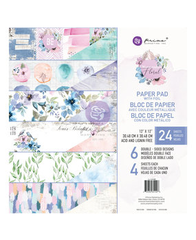 Prima Marketing Inc Watercolor Floral 12x12 Inch Paper Pad (651428) Prima Marketing Inc Watercolor Floral 12x12 Inch Paper Pad (651428)