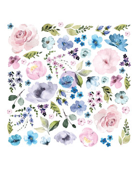 Prima Marketing Inc Watercolor Floral Ephemera 2 (651534) Prima Marketing Inc Watercolor Floral Ephemera 2 (651534)