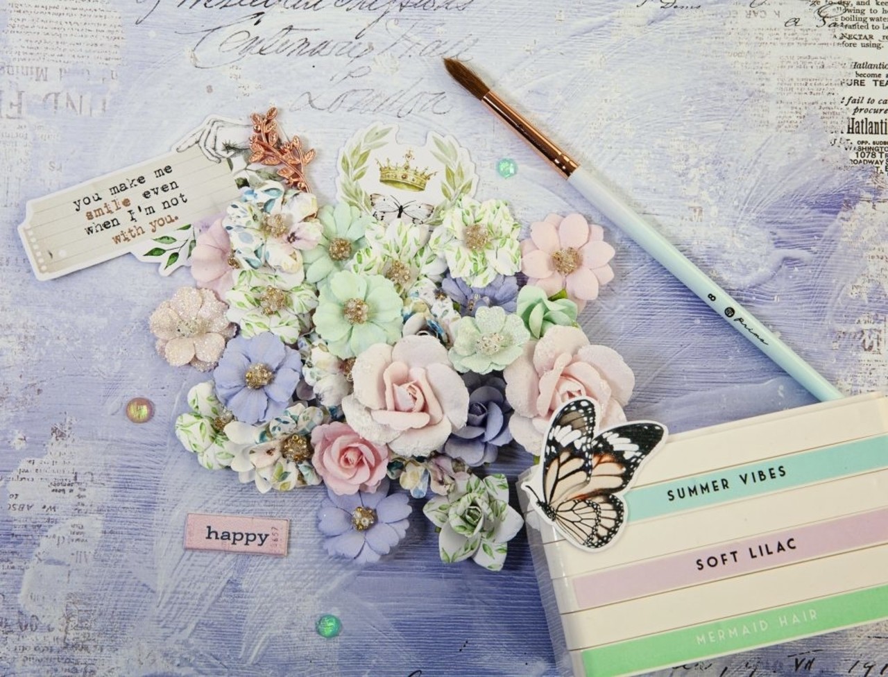 Prima Marketing Inc Watercolor Floral Ephemera 2 (651534) Prima Marketing Inc Watercolor Floral Ephemera 2 (651534)