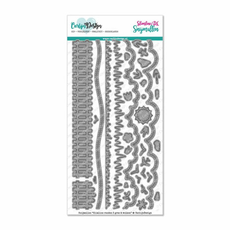 Carlijn Design Snijmal Slimline Randen Gras & Wolken (CDSN-0091) Carlijn Design Snijmal Slimline Randen Gras & Wolken (CDSN-0091)