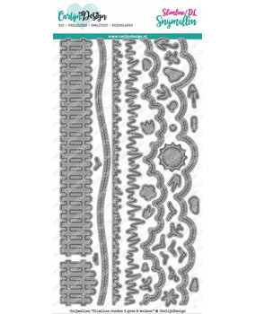 Carlijn Design Snijmal Slimline Randen Gras & Wolken (CDSN-0091) Carlijn Design Snijmal Slimline Randen Gras & Wolken (CDSN-0091)