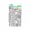 Carlijn Design Snijmal Knuffelkaart Konijn Lama (CDSN-0093) Carlijn Design Snijmal Knuffelkaart Konijn Lama (CDSN-0093)
