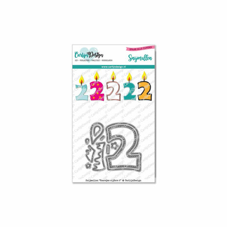 Carlijn Design Snijmal Kaarsjes Cijfers 2 (CDSN-0096)