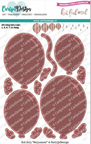 Carlijn Design Hot Foil Stamp Ballonnen (CDHF-0008)