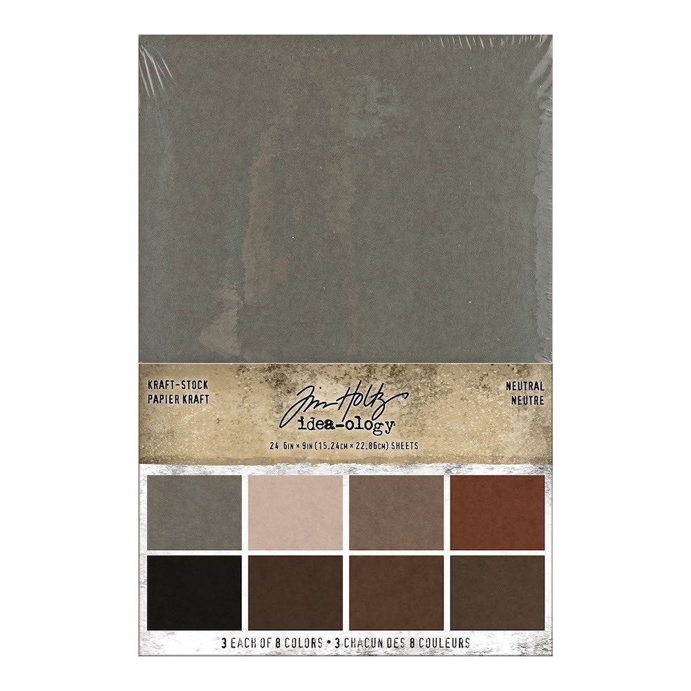 Idea-ology Tim Holtz Kraft-Stock Stack Neutral (TH94111) Idea-ology Tim Holtz Kraft-Stock Stack Neutral (TH94111)