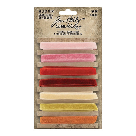 Idea-ology Tim Holtz Velvet Trims Warm (TH94115)