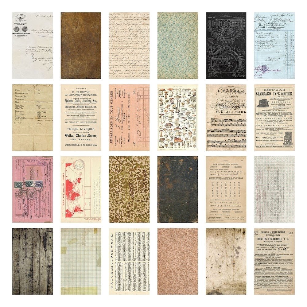 Idea-ology Tim Holtz Backdrops Volume 2 (TH94118) Idea-ology Tim Holtz Backdrops Volume 2 (TH94118)