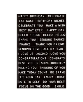 Idea-ology Tim Holtz Label Stickers Sentiments (TH94121)