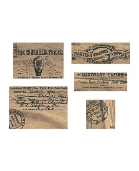 Idea-ology Tim Holtz Vignette Advert Panels (TH94124) Idea-ology Tim Holtz Vignette Advert Panels (TH94124)
