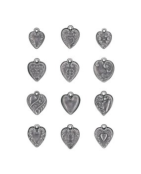 Idea-ology Tim Holtz Adornments Hearts (TH94130)