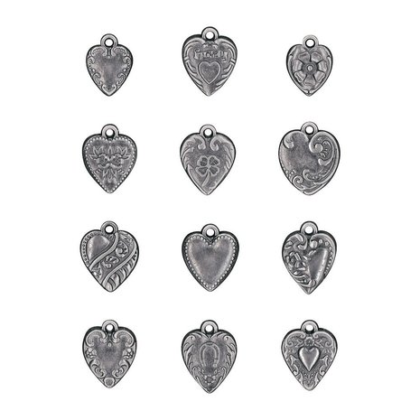 Idea-ology Tim Holtz Adornments Hearts (TH94130)