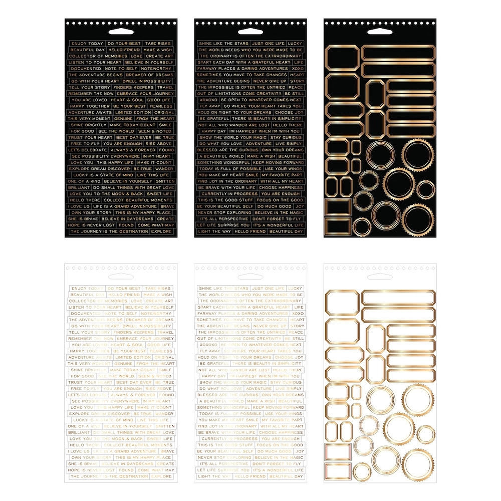 Idea-ology Tim Holtz Metallic Sticker Book (TH94134) Idea-ology Tim Holtz Metallic Sticker Book (TH94134)
