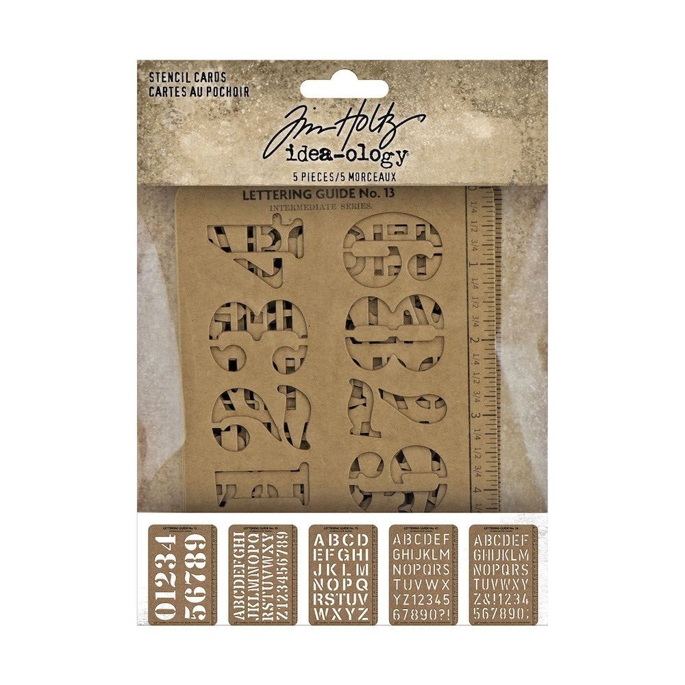Idea-ology Tim Holtz Stencil Cards (TH94135)