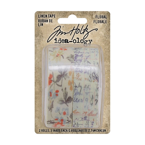 Idea-ology Tim Holtz Linen Tape Floral (TH94139) Idea-ology Tim Holtz Linen Tape Floral (TH94139)