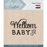 Card Deco Clear Stamp Welkom Baby (CDECS030)