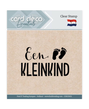 Card Deco Clear Stamp Een Kleinkind (CDECS031)*