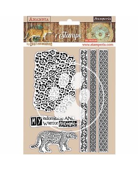 Stamperia Amazonia Tribals Natural Rubber Stamp (WTKCC191)