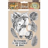 Stamperia Amazonia Jaguar Natural Rubber Stamp (WTKCC192)
