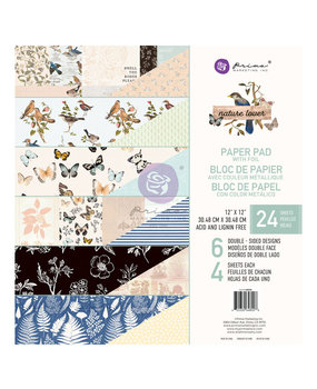 Prima Marketing Inc Nature Lover 12x12 Inch Paper Pad (648008) Prima Marketing Inc Nature Lover 12x12 Inch Paper Pad (648008)