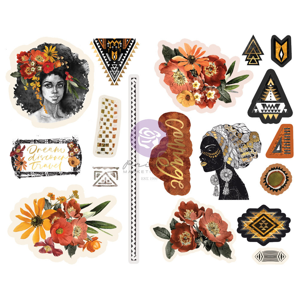 Prima Marketing Inc Diamond Chipboard Stickers (651688)