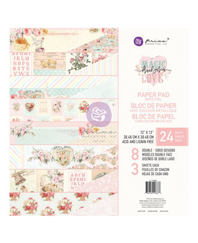 Prima Marketing Inc Magic Love 12x12 Inch Paper Pad (996833) Prima Marketing Inc Magic Love 12x12 Inch Paper Pad (996833)