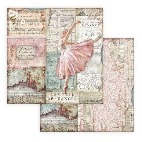 Stamperia Passion 12x12 Inch Paper Pack (SBBL84) Stamperia Passion 12x12 Inch Paper Pack (SBBL84)