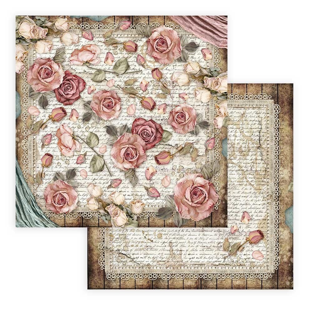Stamperia Passion 12x12 Inch Paper Pack (SBBL84) Stamperia Passion 12x12 Inch Paper Pack (SBBL84)