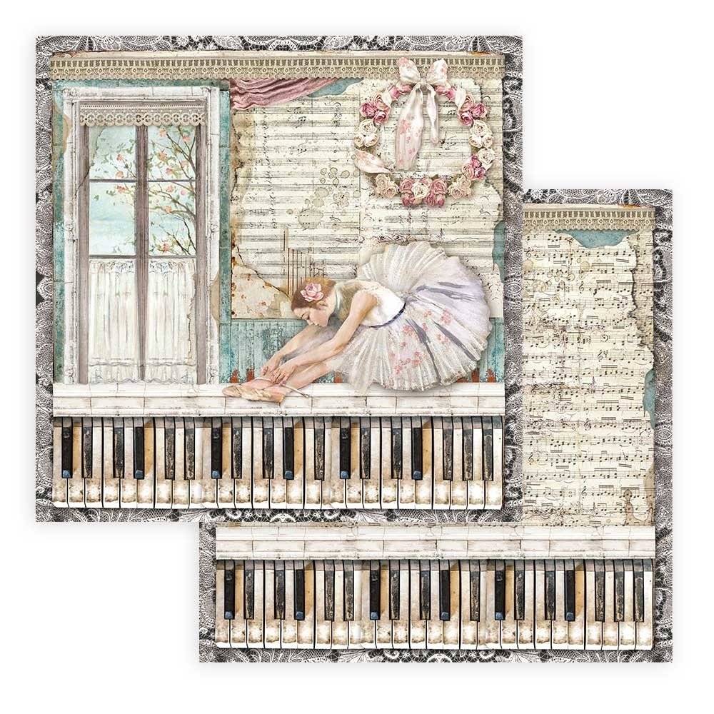 Stamperia Passion 12x12 Inch Paper Pack (SBBL84) Stamperia Passion 12x12 Inch Paper Pack (SBBL84)