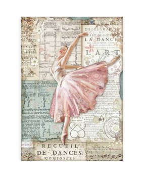 Stamperia Passion Rice Paper A4 Dancer (DFSA4543) Stamperia Passion Rice Paper A4 Dancer (DFSA4543)