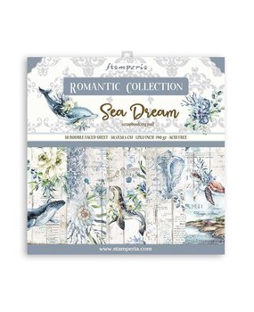 Stamperia Romantic Sea Dream 12x12 Inch Paper Pack (SBBL87) Stamperia Romantic Sea Dream 12x12 Inch Paper Pack (SBBL87)