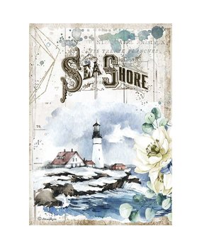 Stamperia Romantic Sea Dream Rice Paper A4 Sea Shore (DFSA4558) Stamperia Romantic Sea Dream Rice Paper A4 Sea Shore (DFSA4558)