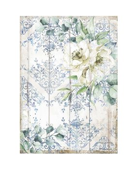 Stamperia Romantic Sea Dream Rice Paper A4 White Flower (DFSA4561) Stamperia Romantic Sea Dream Rice Paper A4 White Flower (DFSA4561)