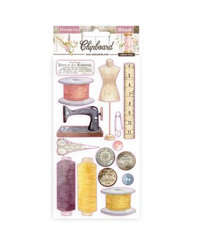 Stamperia Romantic Threads Decorations Chipboard 15x30cm (DFLCB27) Stamperia Romantic Threads Decorations Chipboard 15x30cm (DFLCB27)