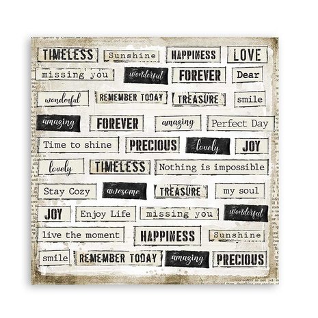 Stamperia Romantic Journal 8x8 Inch Paper Pack (SBBS34) Stamperia Romantic Journal 8x8 Inch Paper Pack (SBBS34)