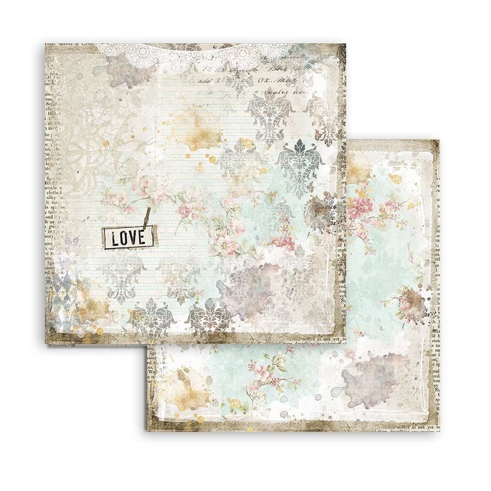 Stamperia Romantic Journal 8x8 Inch Paper Pack (SBBS34) Stamperia Romantic Journal 8x8 Inch Paper Pack (SBBS34)